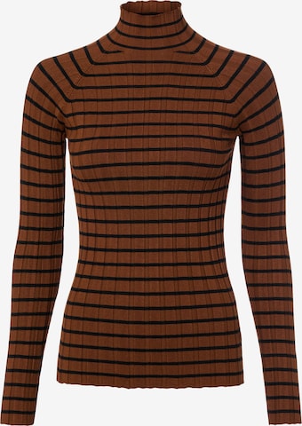 Pull-over Marie Lund en marron : devant