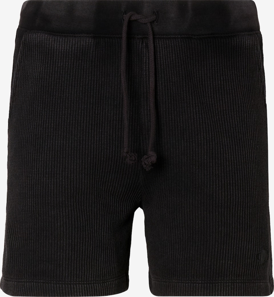 Regular Pantaloni de la Champion pe negru: față