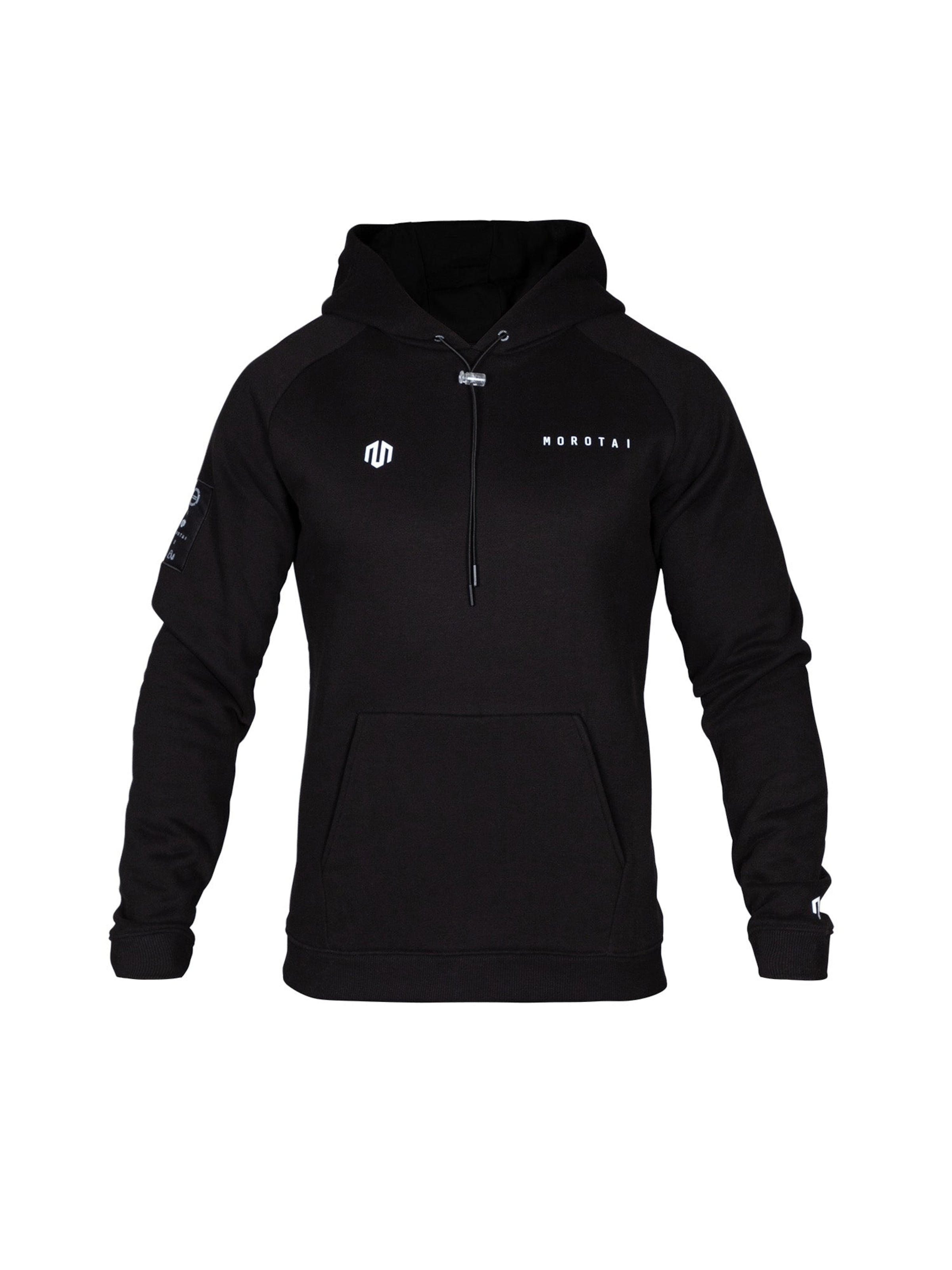 MOROTAI Sport sweatshirt 'PARIS BASIC' i svart: framsida