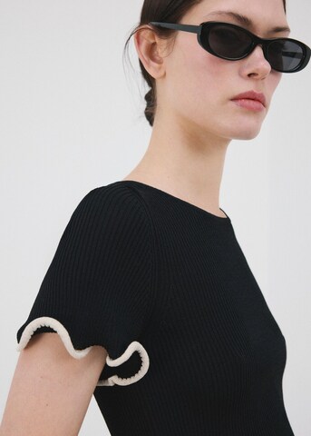 MANGO Pullover 'Vaporeto' in Schwarz