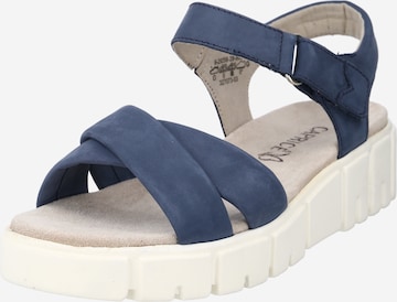 CAPRICE Sandals in Blue: front