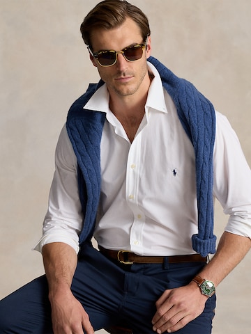 Polo Ralph Lauren Big & Tall Классический крой Рубашка в Белый: спереди