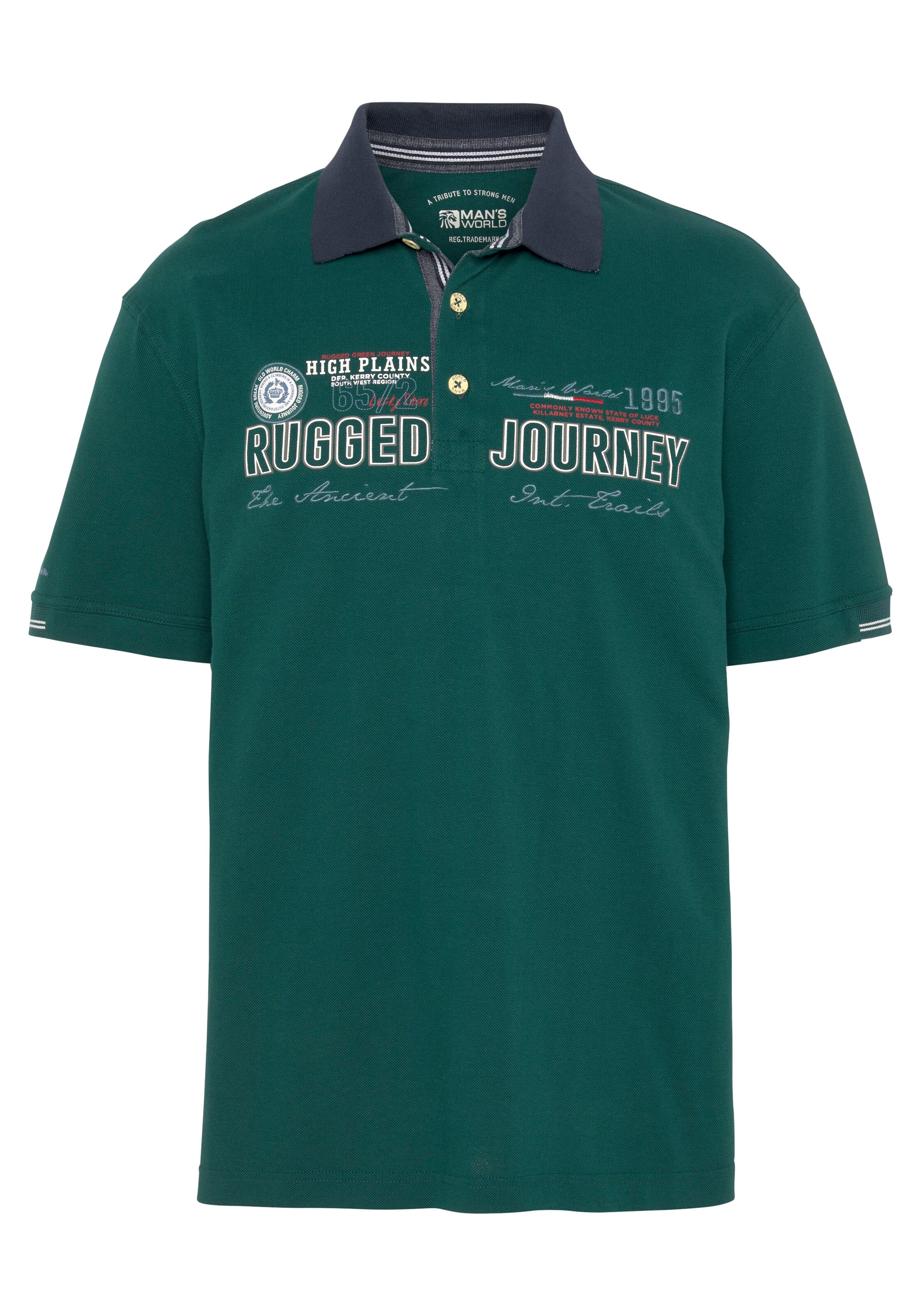 Man's World Shirt in Green: front