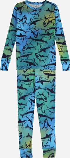 GAP Pyjamas i blå / marinblå / gul, Produktvy