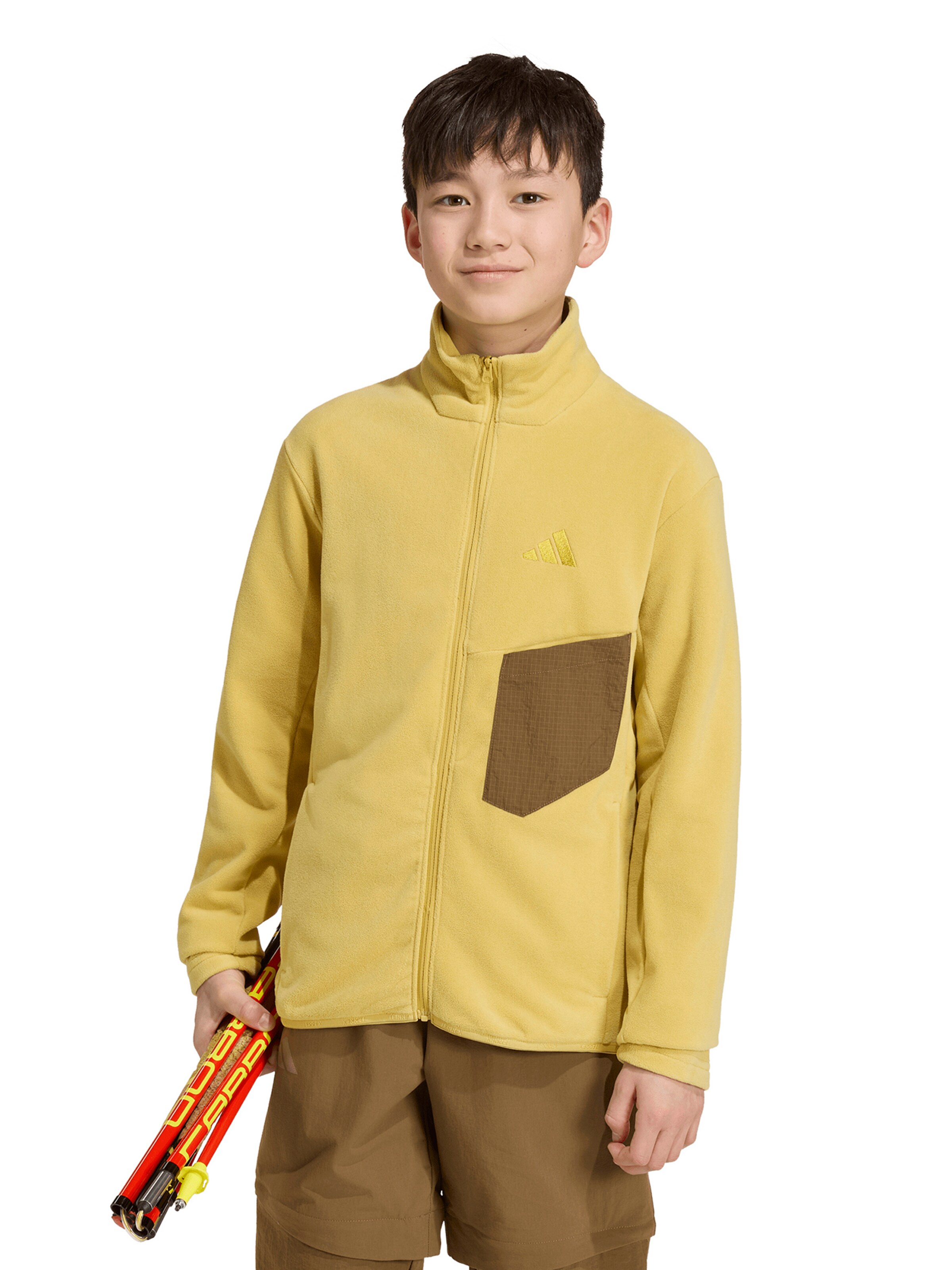ADIDAS TERREX Функциональная флисовая куртка в Желтый: спереди