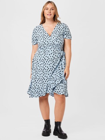 Robe 'LIVIA' ONLY Carmakoma en bleu : devant