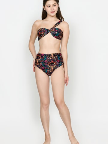 Kadoo Bandeau Bikini 'ECONYL® Sandy Babe Set 2-tlg.' in Gemengde kleuren