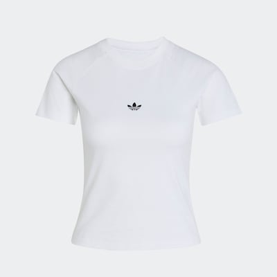 ADIDAS ORIGINALS T-Shirt in S in weiß, Produktansicht