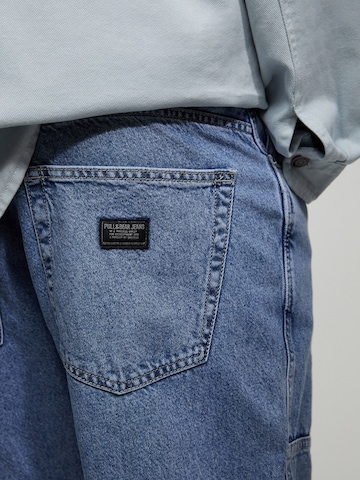 Pull&Bear Loosefit Jeans in Blau