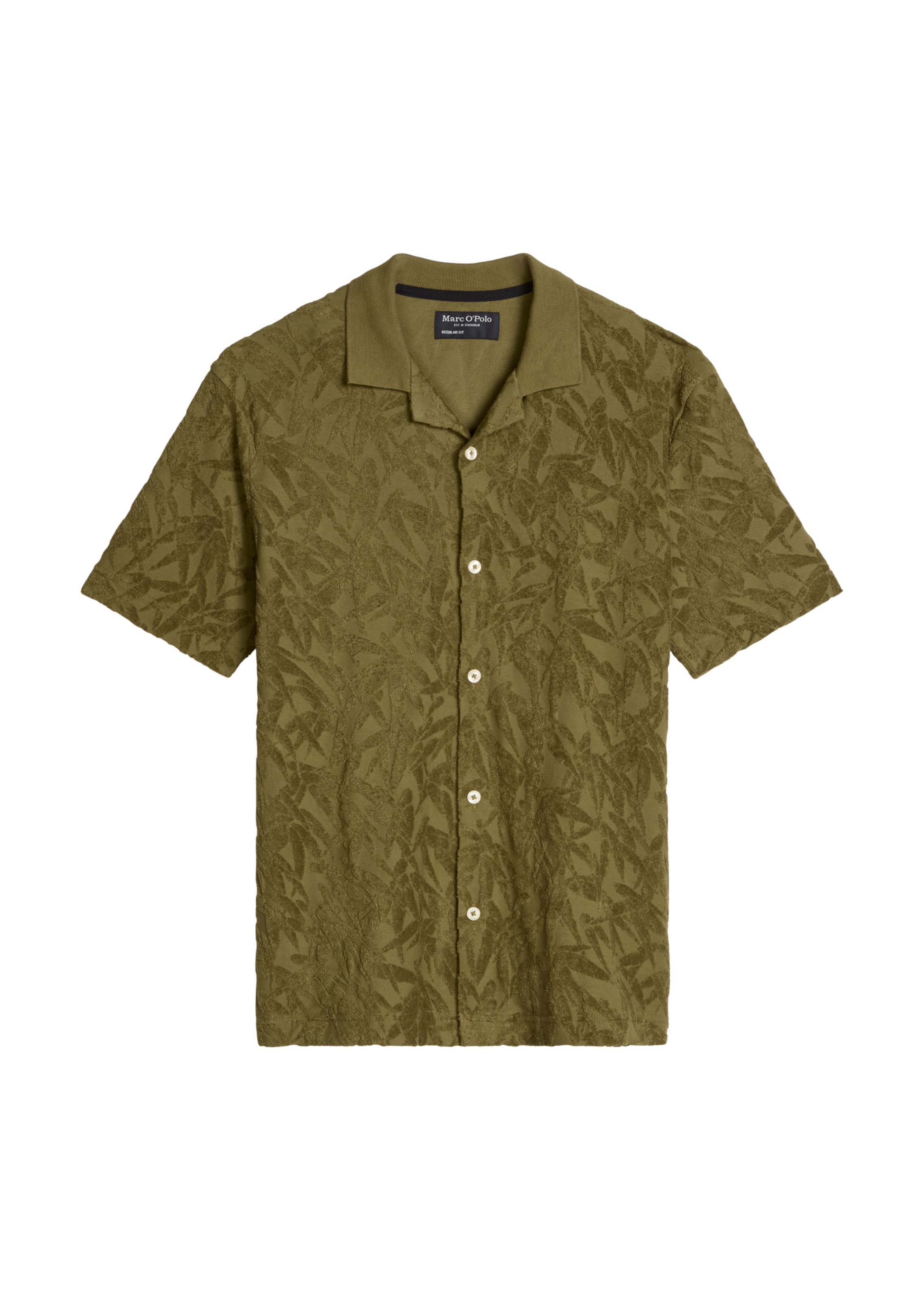 Marc O'Polo Regular Fit Hemd in Grün: Vorderseite