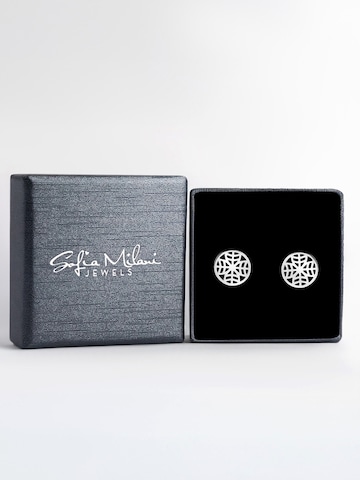 Sofia Milani Ohrringe 'Ornament Circle'‌‌‌‌‌‌ in Silber