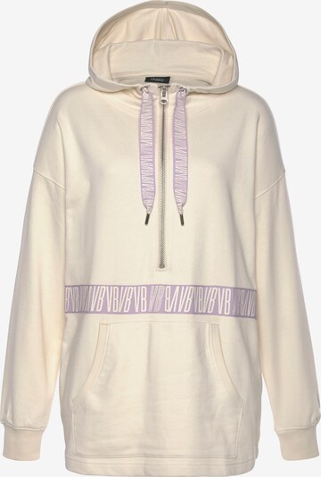 VENICE BEACH Sweatshirt in creme / lila, Produktansicht