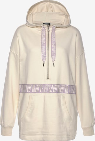 VENICE BEACH Sweatshirt in Beige: predná strana