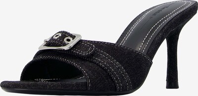 Bershka Sandal in Black / White, Item view