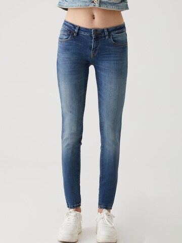 LTB Skinny Jeans i blå: framsida