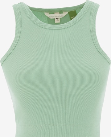 Organication Top in Grün: Vorderseite