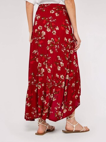 Apricot Rok in Rood