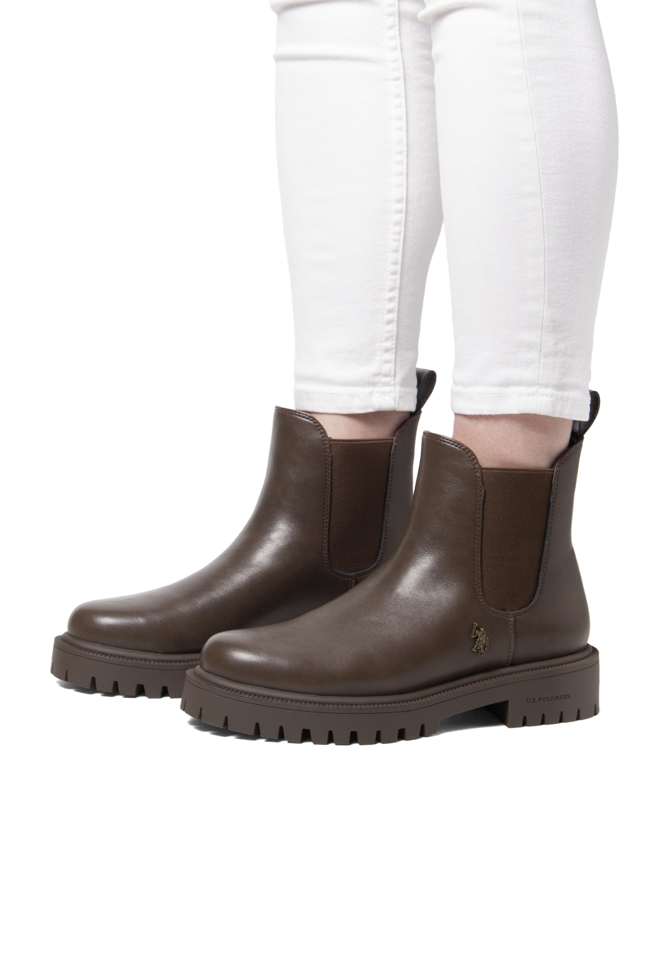 U.S. POLO ASSN. Chelsea boots in Brown