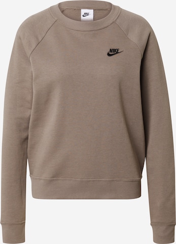 Nike Sportswear Majica | siva barva: sprednja stran