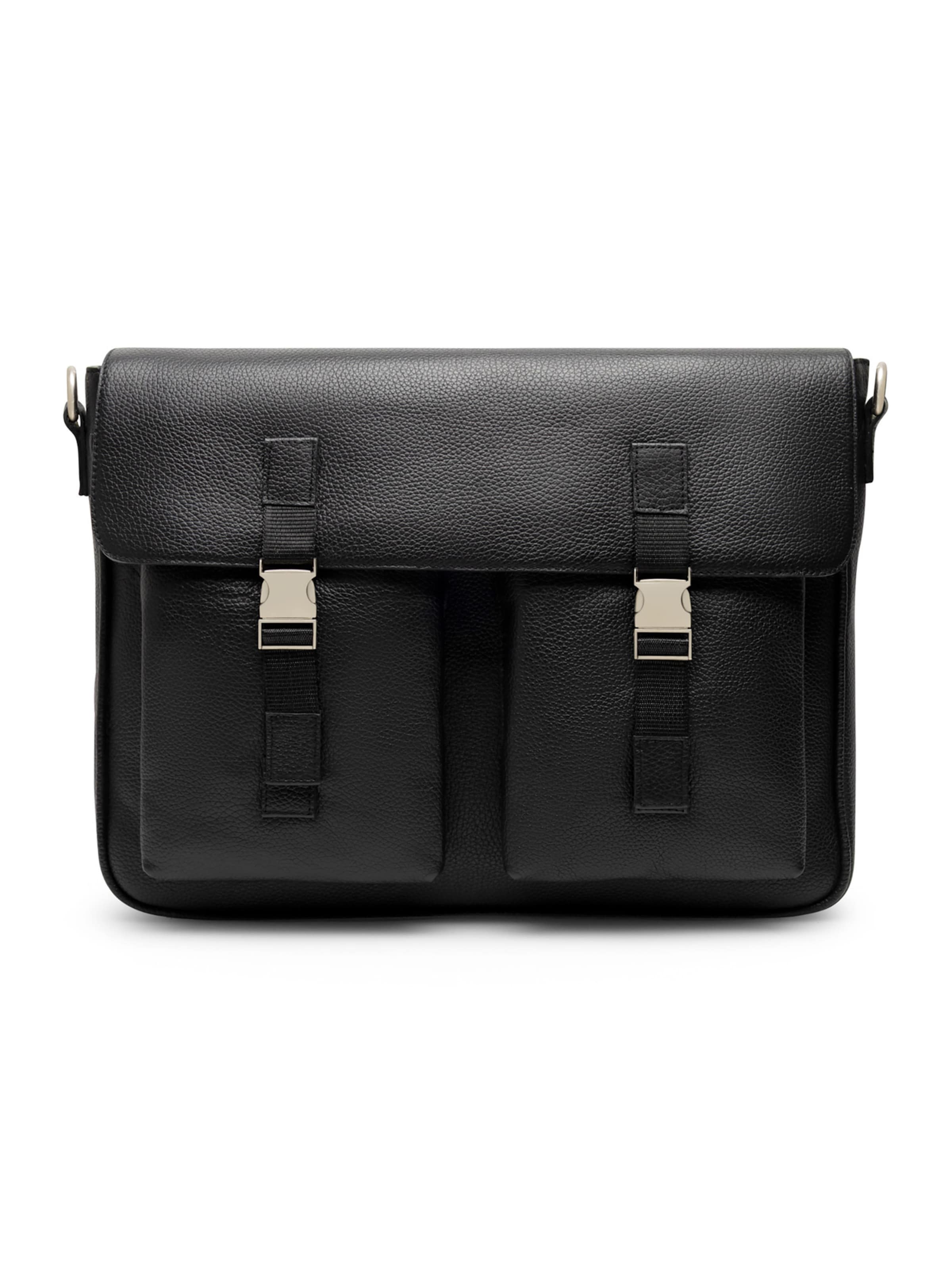 Sac à bandoulière ' Dalston Messenger ' Bolongaro Trevor en noir : devant