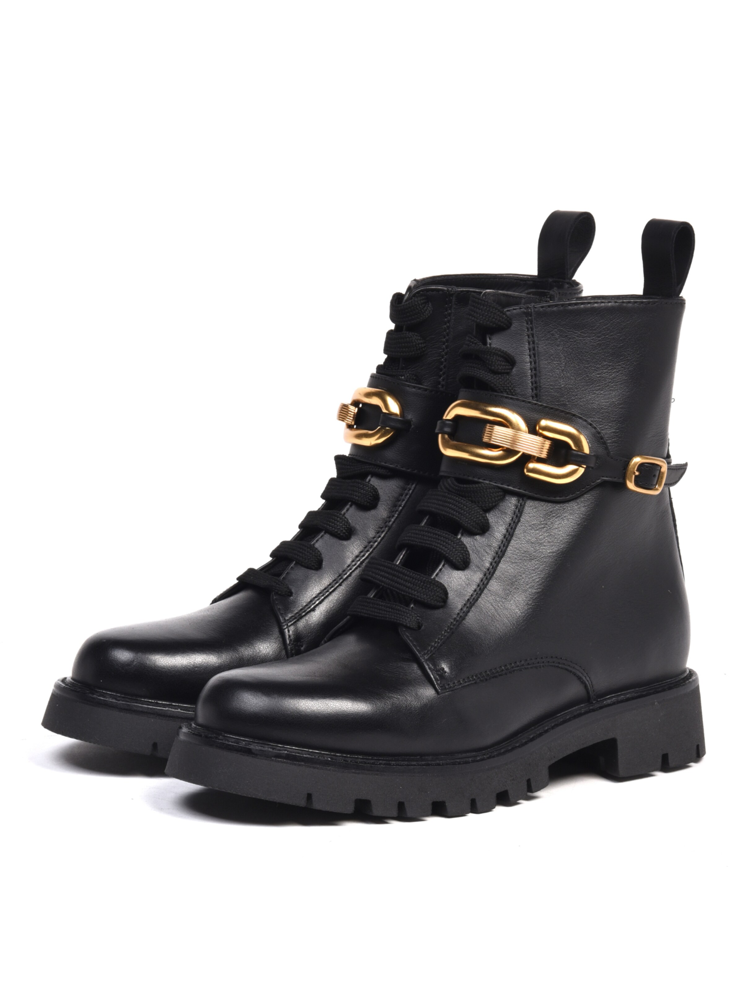 Bottines à lacets BALDININI en noir