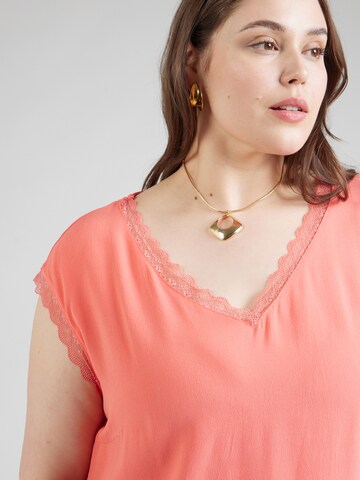 Camicia da donna 'CARJASMINA' di ONLY Carmakoma in arancione