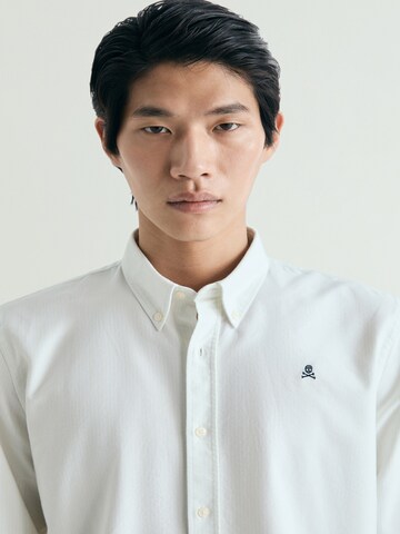 Regular fit Cămașă 'New Oxford ' de la Scalpers pe verde