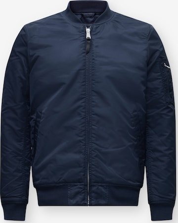 Vintage Industries Between-season jacket 'Westford MA1' in Blue: front