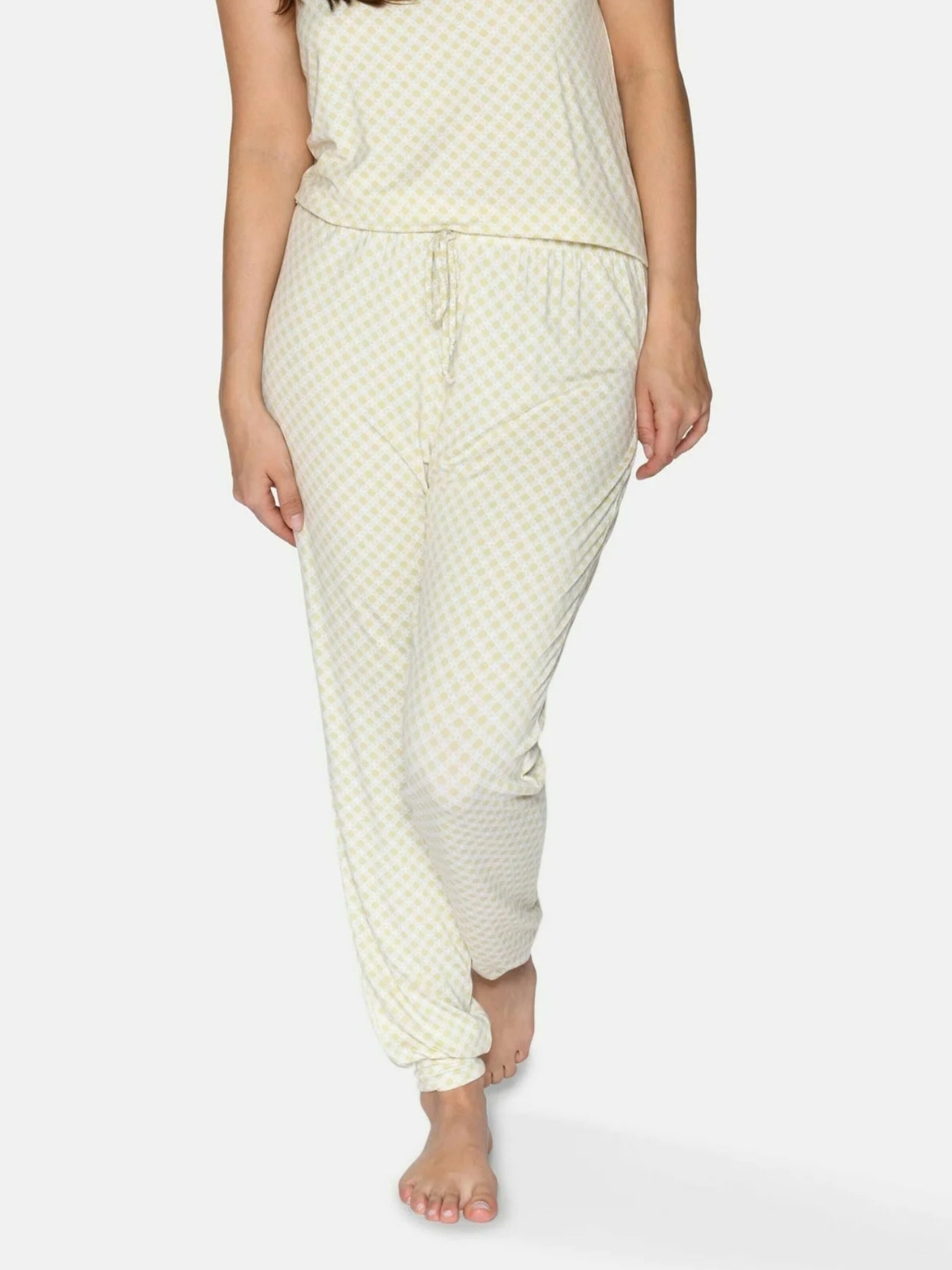 Pantaloncini da pigiama 'Johanne' di CCDK Copenhagen in giallo: frontale