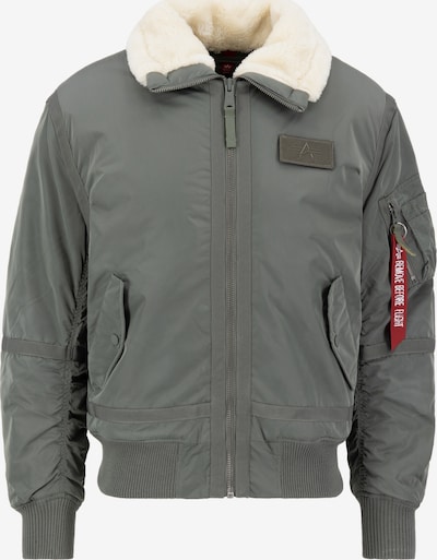 ALPHA INDUSTRIES Talvitakki 'B15-3 TT' värissä tummanvihreä / munankuori, Tuotenäkymä