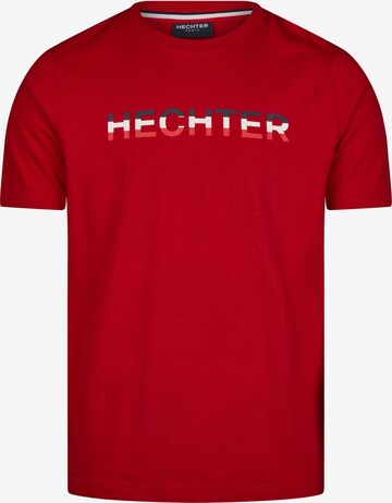 T-Shirt HECHTER PARIS en rouge : devant