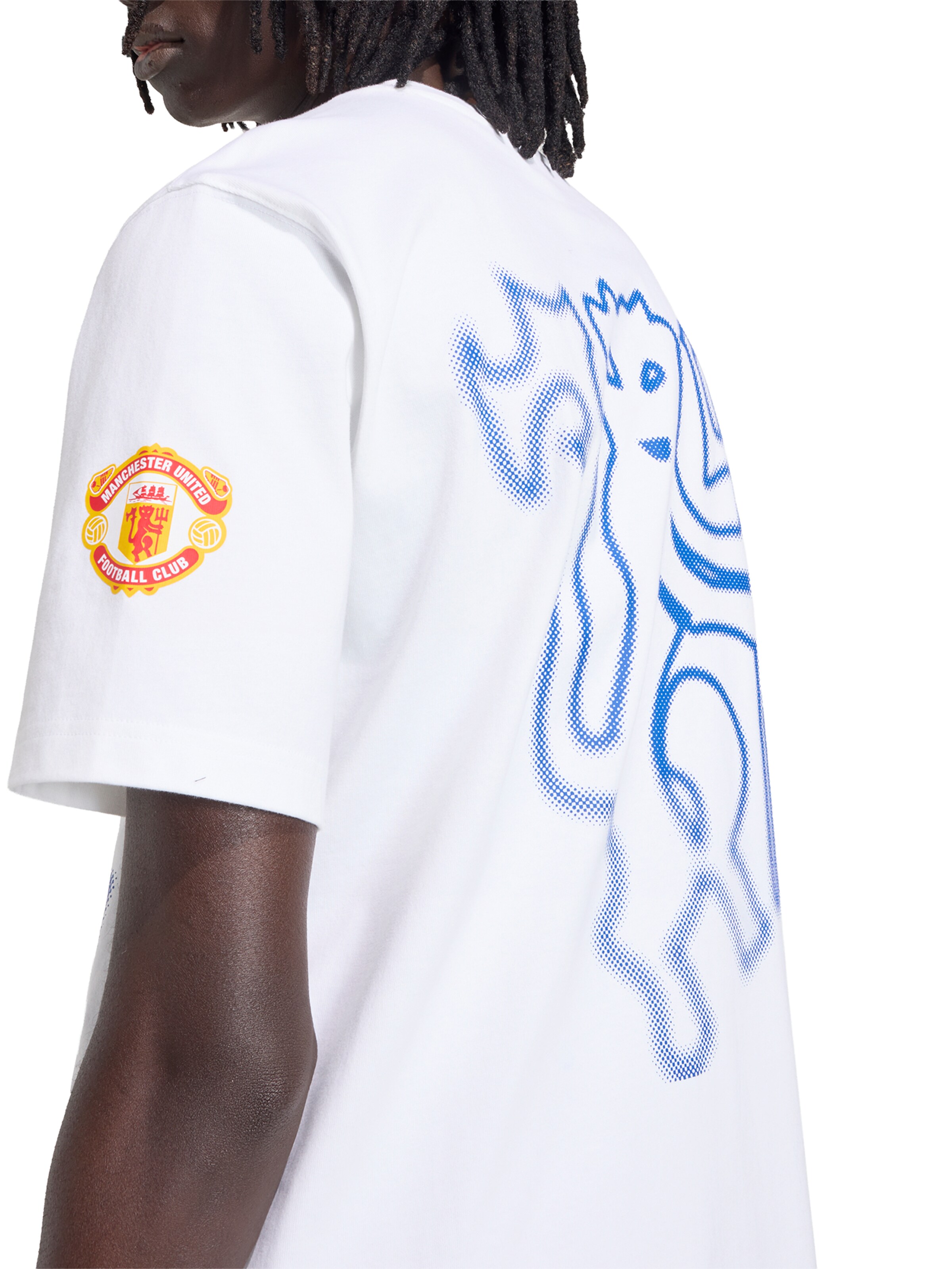 ADIDAS PERFORMANCE Spordisärk 'Manchester United 90', värv valge