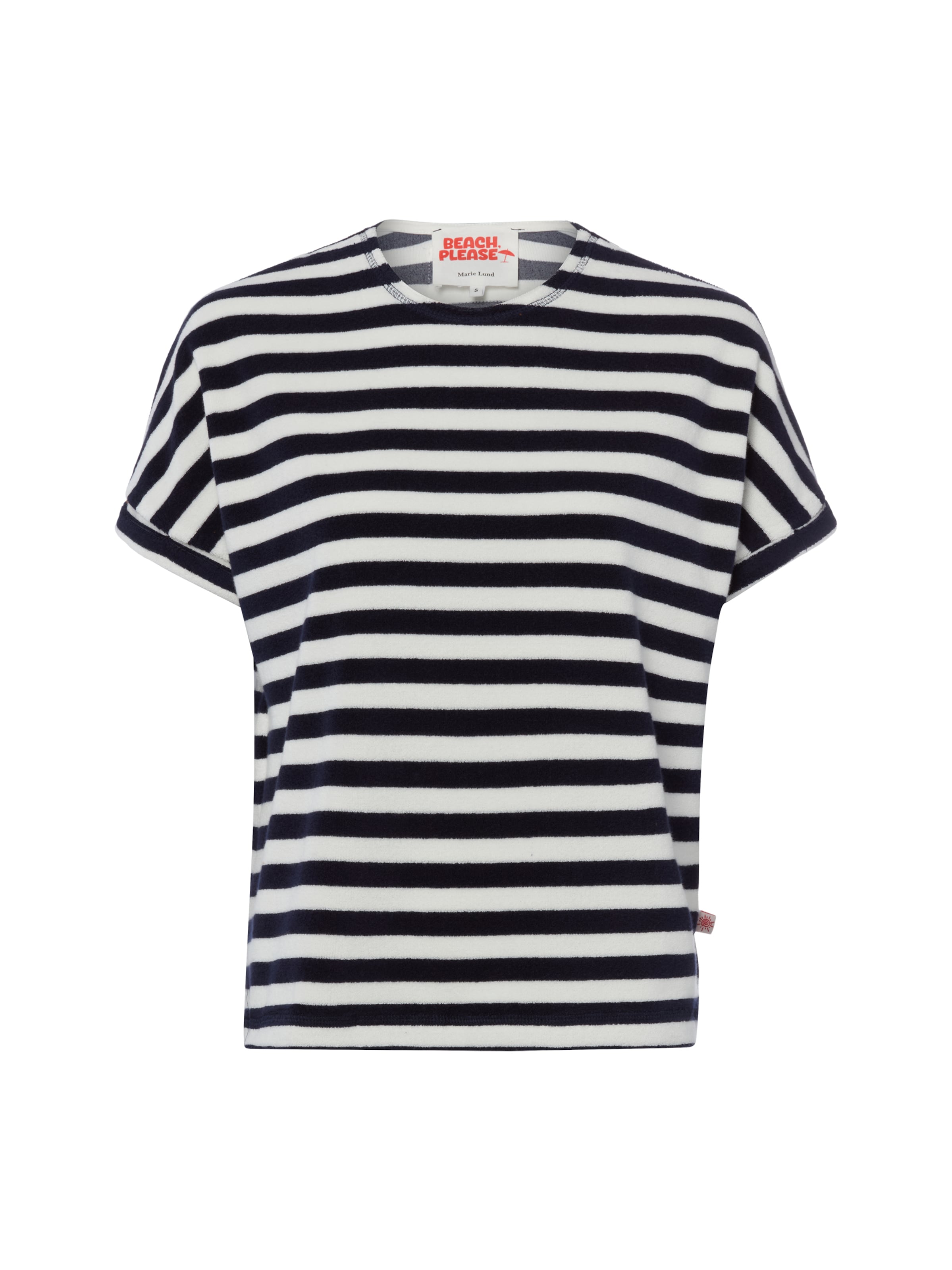Marie Lund Sweatshirt in Blauw: voorkant
