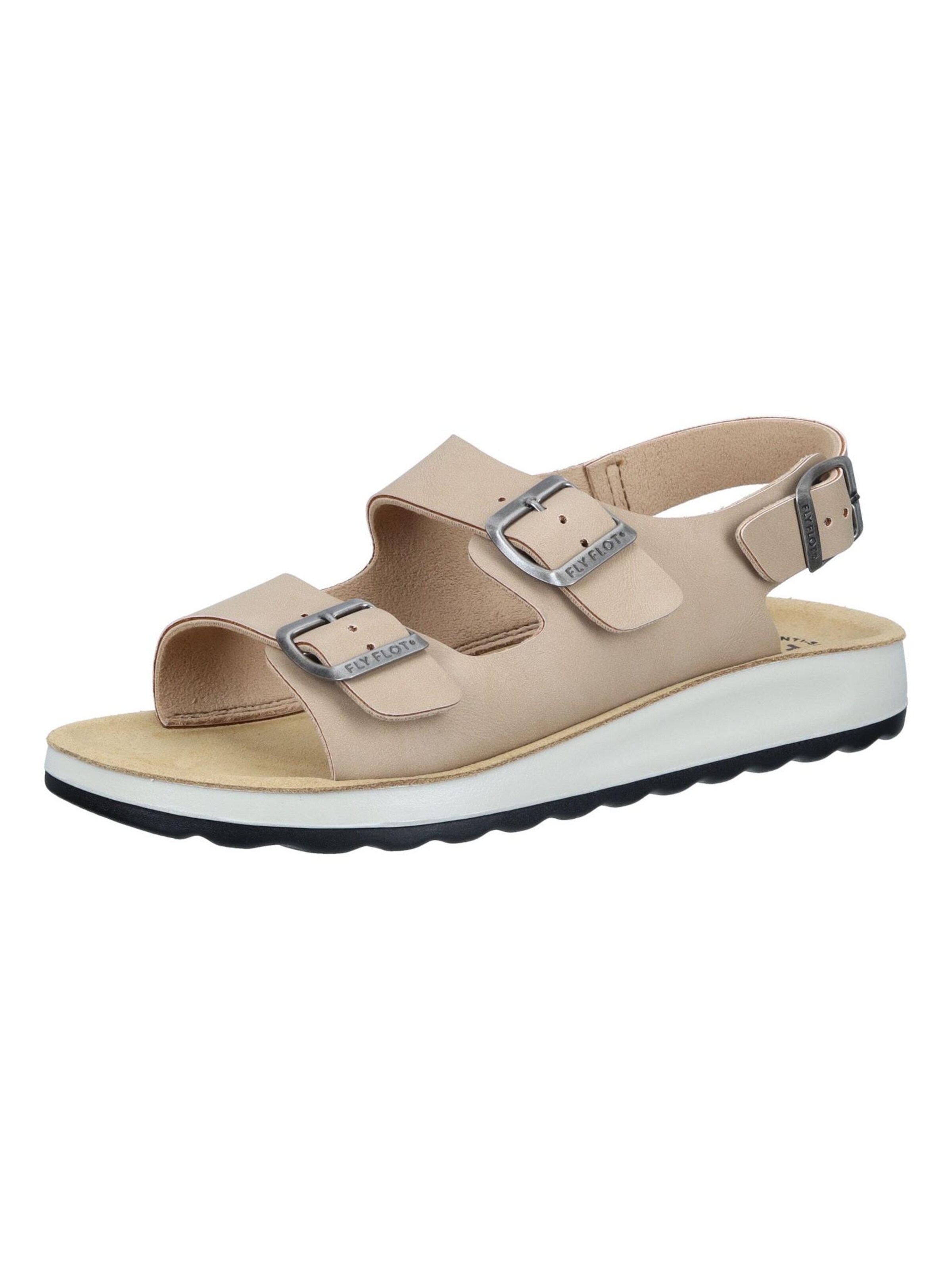 FLY FLOT Sandale in Beige: Vorderseite