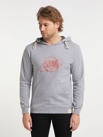 SOMWR Sweatshirt 'GROWTH' in Grey: front