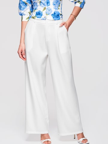 Ombre Regular Broek in Wit