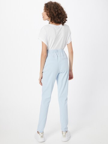 Kaffe Skinny Pleat-Front Pants in Blue