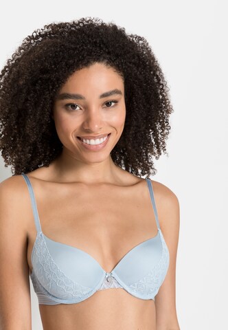 Push-up Soutien-gorge s.Oliver en bleu : devant