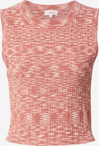 s.Oliver Knitted top in Pink: front