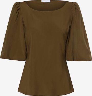 Designers Remix Blouse ' Valerie ' in Green: front