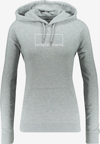 Bolzplatzkind Sweatshirt in Grau: predná strana