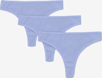 Tazzio Thong 'F933' in Blue: front