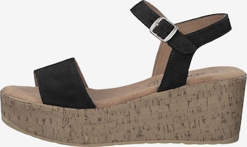 s.Oliver Sandale in Schwarz: Vorderseite
