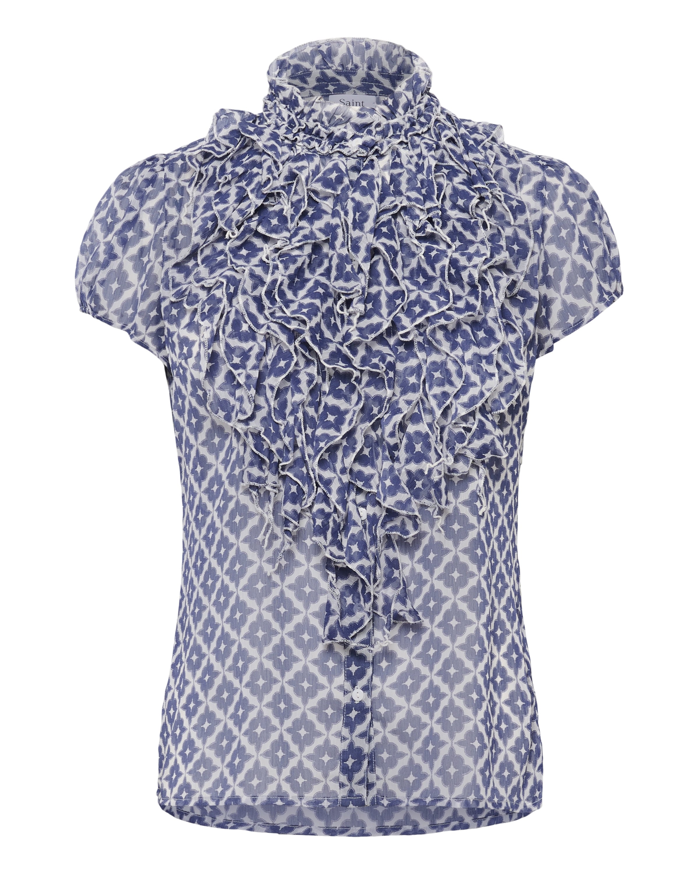 T-shirt 'Lilja' SAINT TROPEZ en bleu : devant