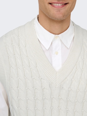 Only & Sons Pullunder‌‌‌‌‌‌‌‌ in Weiß