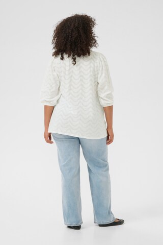 KAFFE CURVE Blouse 'Vitana' in Wit