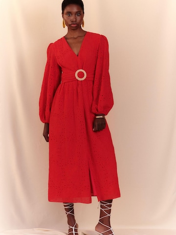 OUR BRAND Sommerkleid 'Marcela' in Rot