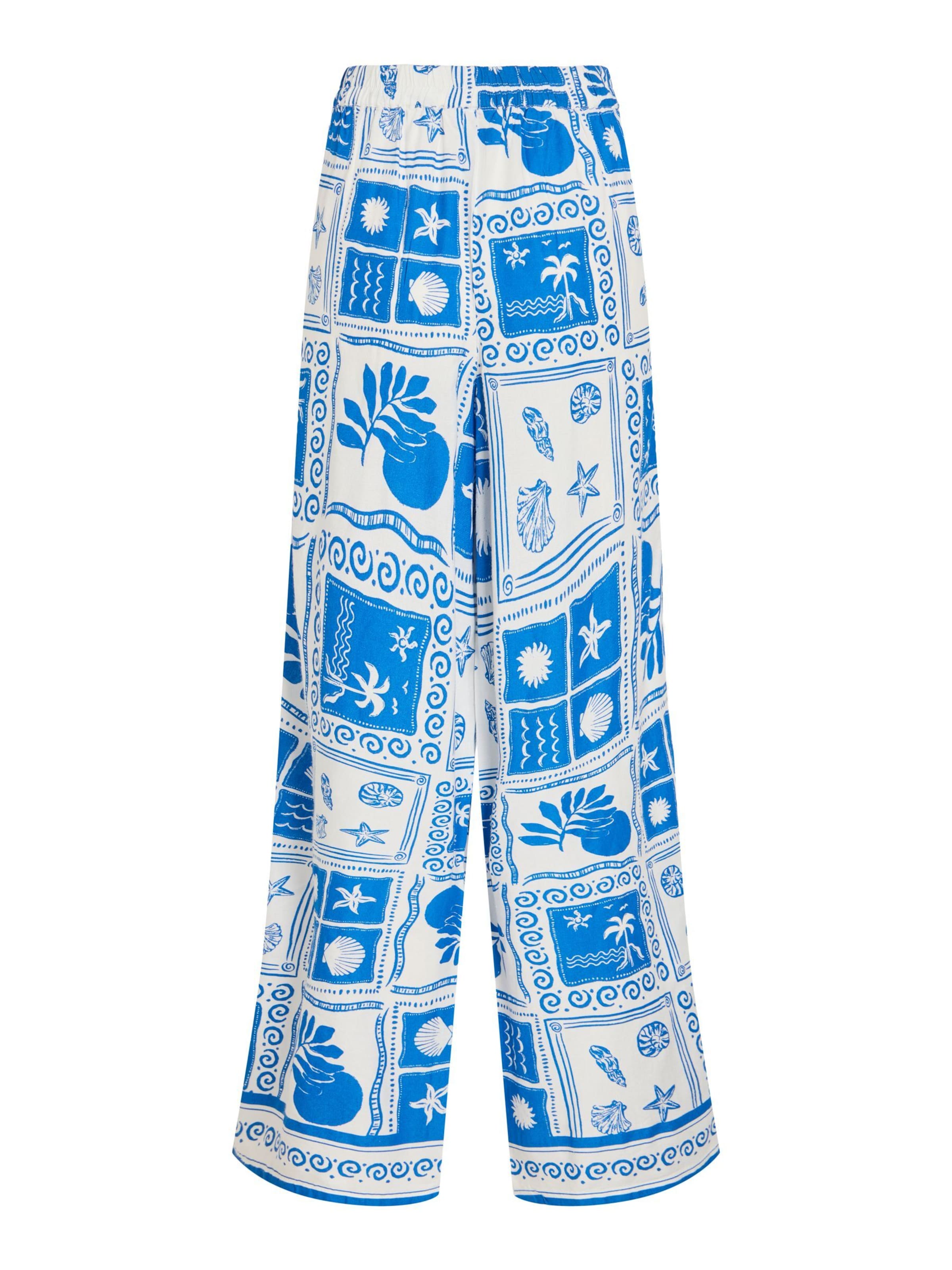VILA Regular Hose in Blau