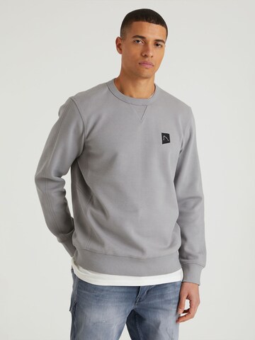 CHASIN' Sweatshirt 'Ryder' in Grey: front