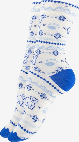 Vincent Creation Socks in Blue: front
